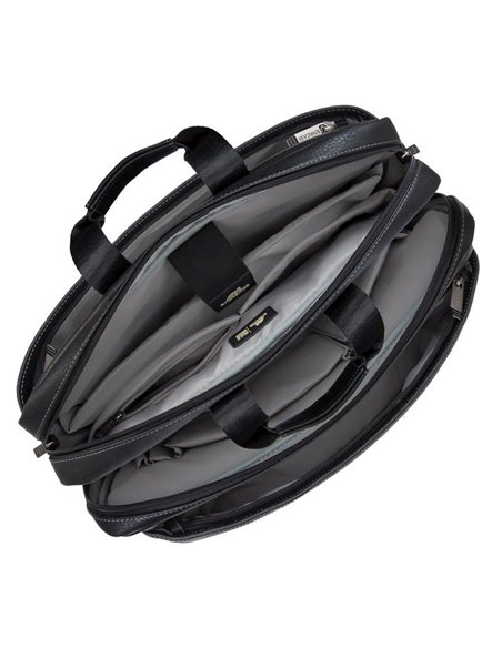 Geantă pentru Laptop RivaCase Orly, 16", Poliester, Negru