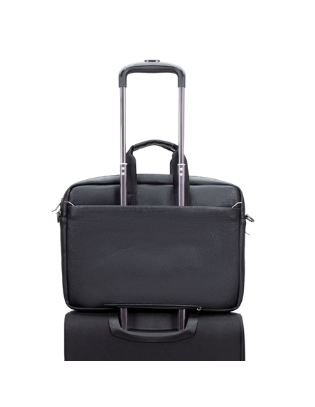 Geantă pentru Laptop RivaCase Orly, 16", Poliester, Negru