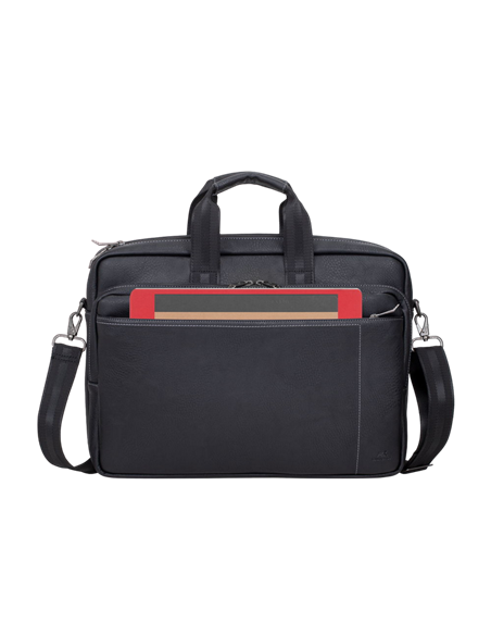Geantă pentru Laptop RivaCase Orly, 16", Poliester, Negru