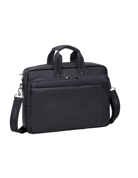Geantă pentru Laptop RivaCase Orly, 16", Poliester, Negru