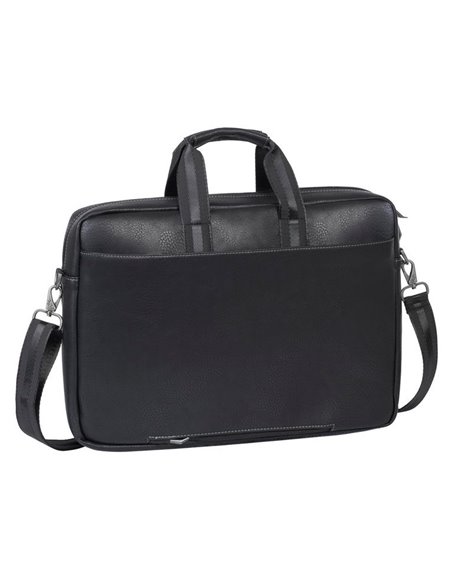Geantă pentru Laptop RivaCase Orly, 16", Poliester, Negru