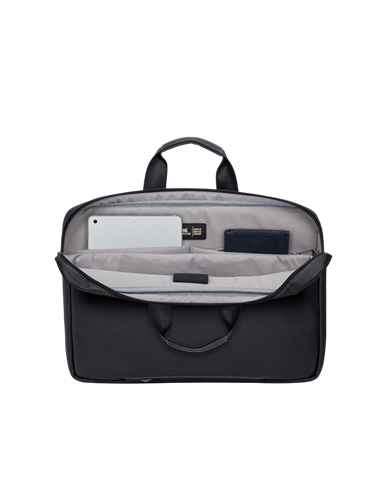 Geantă pentru Laptop RivaCase Orly, 16", Poliester, Negru