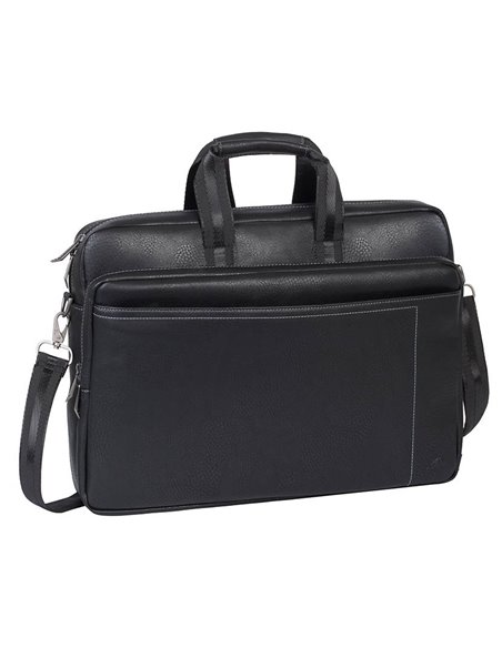 Geantă pentru Laptop RivaCase Orly, 16", Poliester, Negru