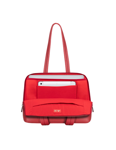 Geantă pentru Laptop RivaCase Orly, 14", Poliester, Roșu Geantă pentru Laptop RivaCase Orly, 14", Poliester, Roșu