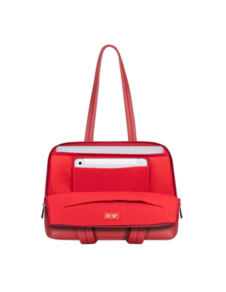Geantă pentru Laptop RivaCase Orly, 14", Poliester, Roșu Geantă pentru Laptop RivaCase Orly, 14", Poliester, Roșu