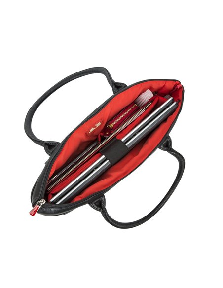 Geantă pentru Laptop RivaCase Orly, 15.6", Poliester, Negru