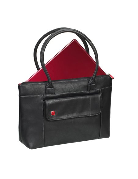 Сумка для ноутбука RivaCase Orly, 15.6", Полиэстер, Чёрный