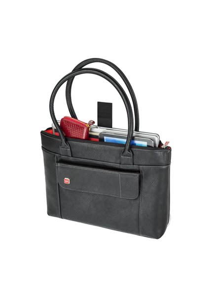 Сумка для ноутбука RivaCase Orly, 15.6", Полиэстер, Чёрный