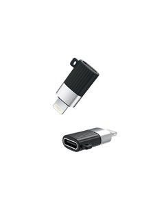 Адаптер USB XO NB149B, micro-USB (F)/Lightning, Чёрный 2