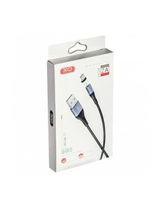 Кабель для зарядки и синхронизации XO NB125, USB Type-A/Lightning, 1м, Чёрный 2