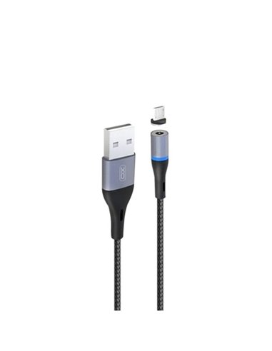 Cablu încărcare și sincronizare XO NB125, USB Type-A/USB Type-C, 1m, Negru