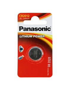 Дисковые батарейки Panasonic CR-2012EL, CR2012, 1шт.