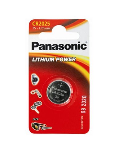 Baterii rotunde Panasonic CR-2025EL, CR2025, 1buc.
