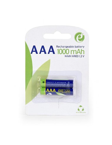 Аккумуляторы Energenie EG-BA-AAA10-01, AAA, 1000мА·ч, 2шт.