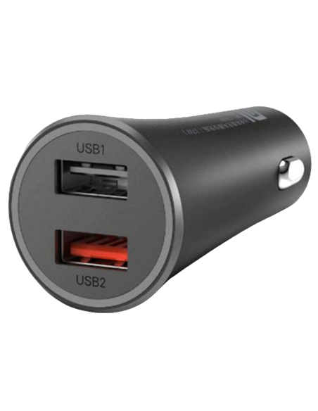 Автомобильное зарядное устройство Xiaomi Mi 37W Dual-Port Car Charger, 37Вт, Чёрный