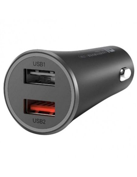 Автомобильное зарядное устройство Xiaomi Mi 37W Dual-Port Car Charger, 37Вт, Чёрный