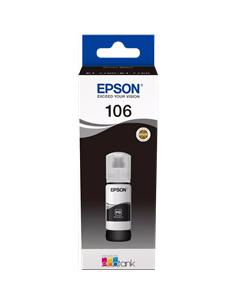 Recipient de cerneală Epson 106 EcoTank, C13T00R140, Negru foto 2