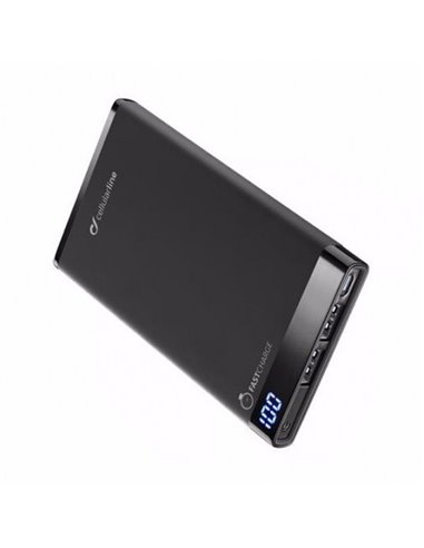 Acumulator extern Cellularline FreePower Slim 8000, 8000mAh, Negru