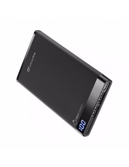 Acumulator extern Cellularline FreePower Slim 8000, 8000mAh, Negru