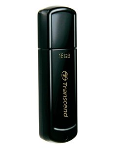 USB Flash накопитель Transcend JetFlash 350, 16Гб, Чёрный 2