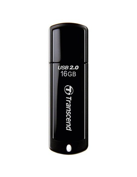 USB Flash накопитель Transcend JetFlash 350, 16Гб, Чёрный