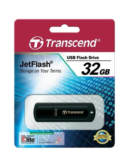 Memorie USB Transcend JetFlash 350, 32GB, Negru