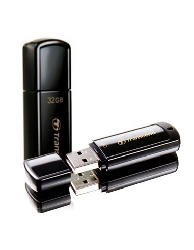 USB Flash накопитель Transcend JetFlash 350, 32Гб, Чёрный
