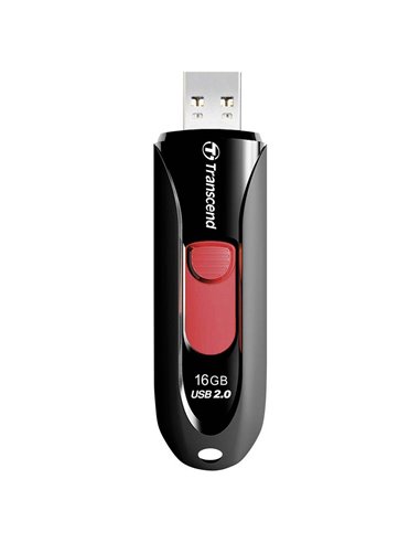 USB Flash накопитель Transcend JetFlash 590, 16Гб, Чёрный