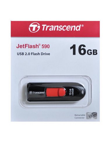 Memorie USB Transcend JetFlash 590, 16GB, Negru