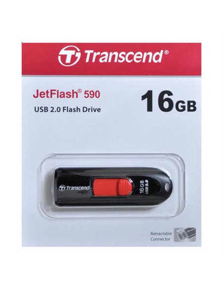 Memorie USB Transcend JetFlash 590, 16GB, Negru
