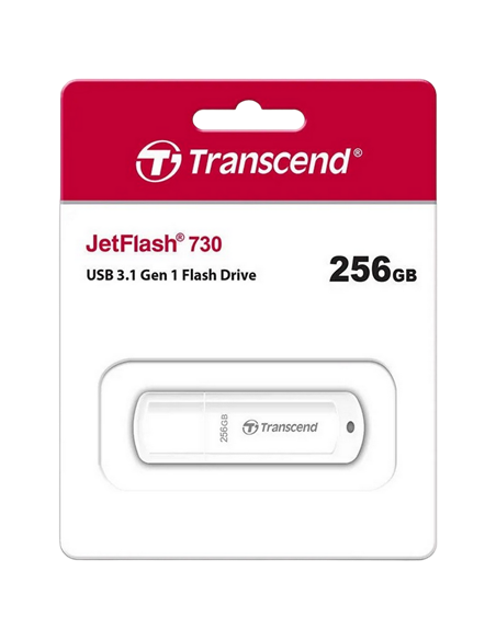 USB Flash накопитель Transcend JetFlash 730, 256Гб, Белый