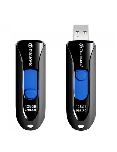 Memorie USB Transcend JetFlash 790, 128GB, Negru/Albastru