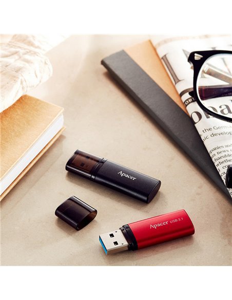 USB Flash накопитель Apacer AH25B, 128Гб, Чёрный