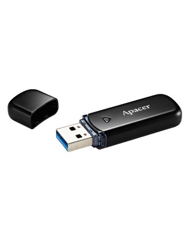 USB Flash накопитель Apacer AH355, 32Гб, Чёрный
