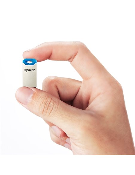 USB Flash накопитель Apacer AH111, 32Гб, Серебристый/Синий