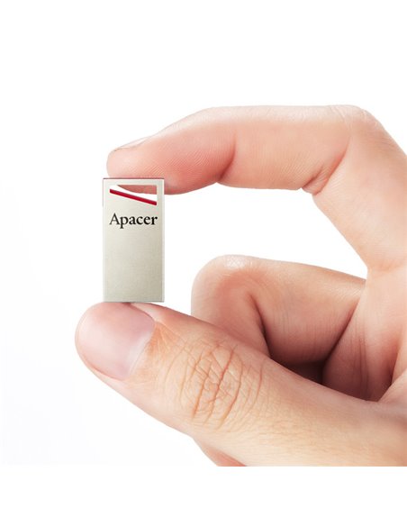 USB Flash накопитель Apacer AH112, 32Гб, Серебристый/Красный