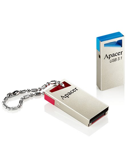 USB Flash накопитель Apacer AH155, 128Гб, Серебристый/Синий