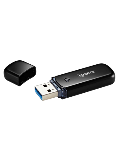 Memorie USB Apacer AH355, 128GB, Negru