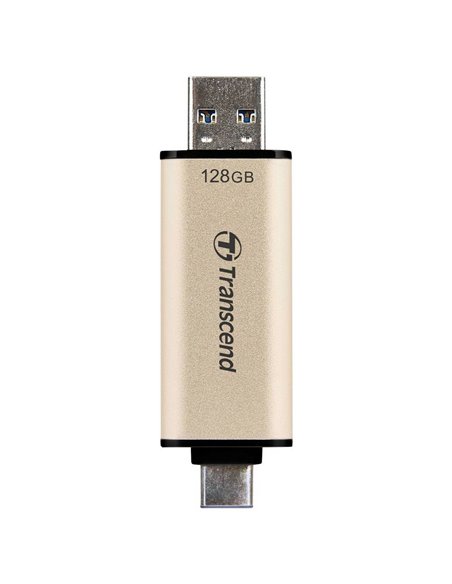 USB Flash накопитель Transcend JetFlash 930C, 128Гб, Золотистый
