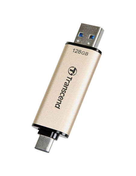 Memorie USB Transcend JetFlash 930C, 128GB, Auriu