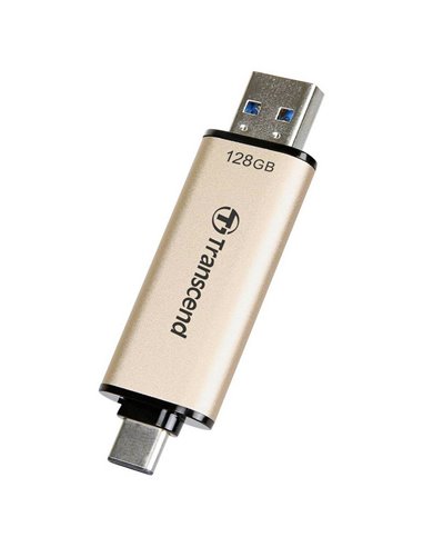 USB Flash накопитель Transcend JetFlash 930C, 128Гб, Золотистый