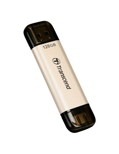 Memorie USB Transcend JetFlash 930C, 128GB, Auriu