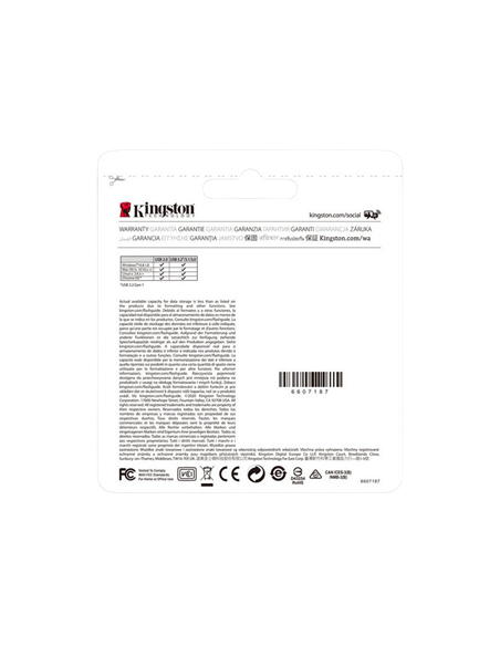 USB Flash накопитель Kingston DataTraveler Exodia, 128Гб, Чёрный/Жёлтый