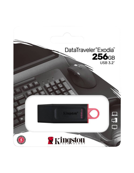 Memorie USB Kingston DataTraveler Exodia, 256GB, Negru