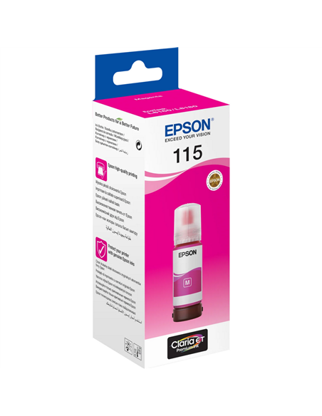 Контейнер с чернилами Epson 115 EcoTank, 70мл, Пурпурный