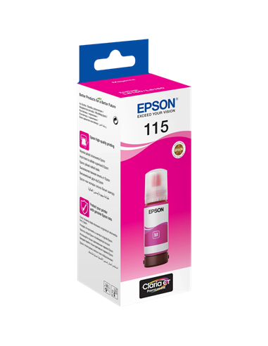Recipient de cerneală Epson 115 EcoTank, 70ml, Magenta