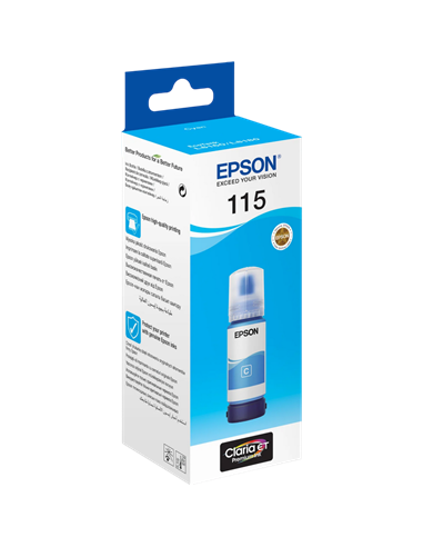 Recipient de cerneală Epson 115 EcoTank, 70ml, Cyan