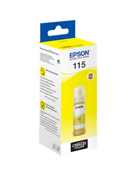 Recipient de cerneală Epson 115 EcoTank, 70ml, Galben