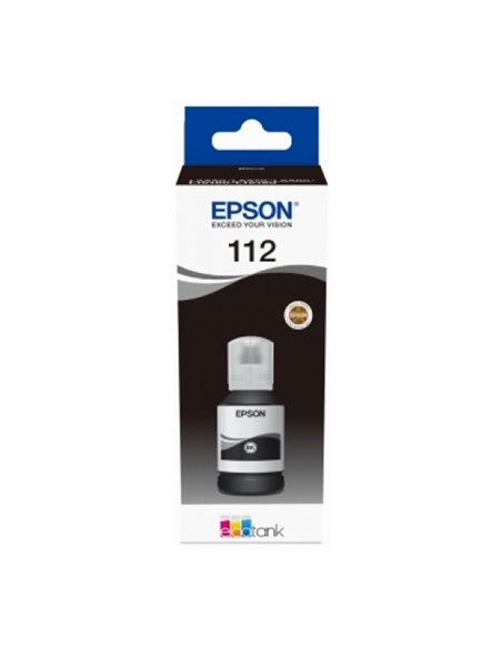 Контейнер с чернилами Epson 112 EcoTank, C13T06C14A, Черный