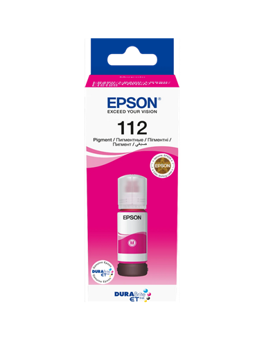 Контейнер с чернилами Epson 112 EcoTank, C13T06C34A, Пурпурный